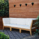 Soha Teak Armless Chair and Corner Chair