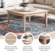 Svana Natural Square Coffee Table