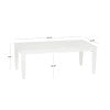 Calabash White Coffee or Side Table