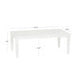 Calabash White Coffee or Side Table