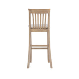 Torino Mission Back Stool