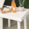 Alora Aluminum 3PC Chaise Lounge and Table Set