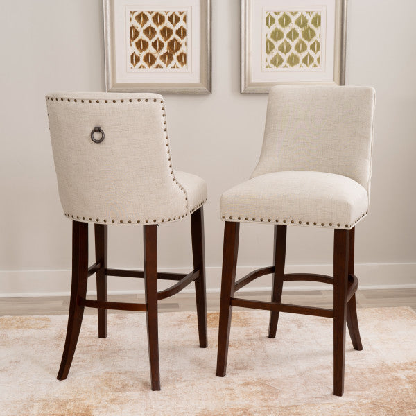 Auden Natural Espresso Stool