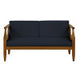 Corolla Navy or Beige Loveseat and Coffee Table Set