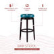 Maya Faux Leather Stool