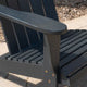 Adirondack Black 2 Chair 1 Table Set