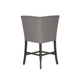 Seneca Gray Upholstered Corner Counter Seat
