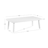 Alora Aluminum Outdoor Coffee Table