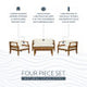 Corolla 4PC Conversation Set