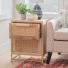 Raphael Cane Two Drawer Table