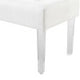 Ella Glitz Acrylic Leg Bench