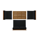 Bluffton Black White or Grey Outdoor 4PC Set