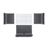 Bluffton Black White or Grey Outdoor 4PC Set