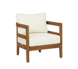 Surfside Brown Outdoor Club Chair