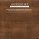Corolla Navy or Beige Loveseat and Coffee Table Set