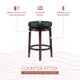 Maya Faux Leather Stool