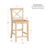 Torino X Back Stool