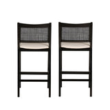 Beaux Cane Stools (Set of 2)