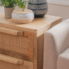 Raphael Cane Two Drawer Table