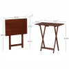 Tannan Hazelnut Tray Tables