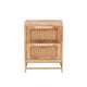 Raphael Cane Two Drawer Table