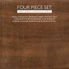 Corolla 4PC Conversation Set