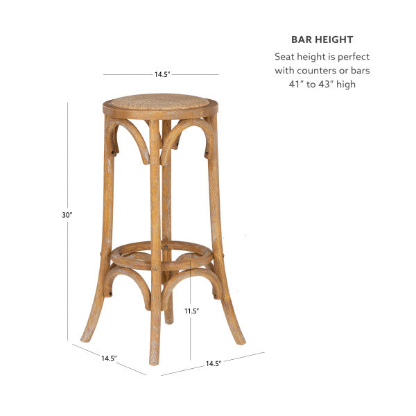Hyde Rattan Seat Stool