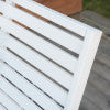 Kaiko White Bench with Cushion