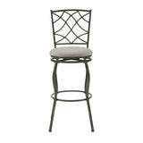 Karla Pewter Adjustable Leg Stools (Set of 3)