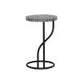 Capiz Round Metal Side Table