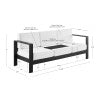 Key Largo 3 Seater Outdoor Sofa
