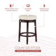 Maya Faux Leather Stool