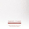 Skyler White Sherpa Swivel Chair