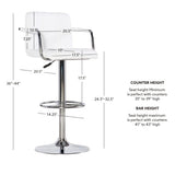 Boyd Adjustable Gas lift Bar Stool