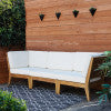 Soha Teak Armless Chair and Corner Chair