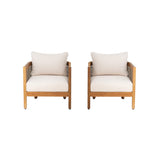 St. Lucia Brown Outdoor Club Chair