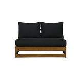 Bluffton Black White or Grey Outdoor Bench