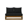 Bluffton Black White or Grey Outdoor Bench